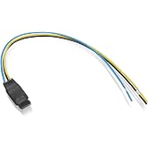 RED WOLF Car 12V to 5V Step Down Interface Wire Adapter Fit for 1997-2008 Ford Mustang GT, 2000-2006 Escape, Install Aftermarket Radio Stereo Headunit Eliminate Pop Noise