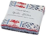 Nordic Stitches Mini Charm Pack by Wenche Wolff Hatling; 42-2.5