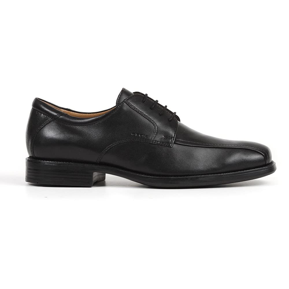 Geox Herren U Federico W Derby, Schwarz, 41.5 EU 4