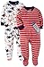 Carter's Boys' Toddler 2-Pack Fleece Pajamas, Rocket/Dino, 4T