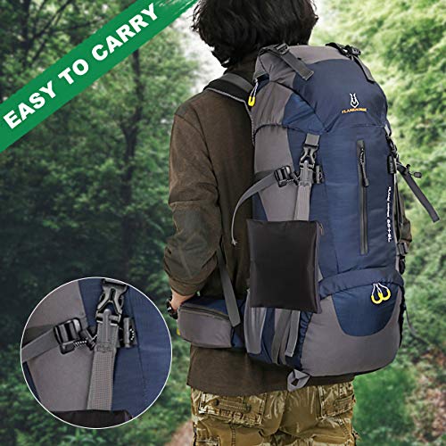 CHEETAH Outdoor 100% Waterproof Backpack Rain Covers (45L-80L) with Adjustable Anti-Slip Cross Buckle Strap and Reflective Strip, Durable Strengthened Layer for Hiking, Hunting, Biking,Cycling Black-M - Thumbnail 6