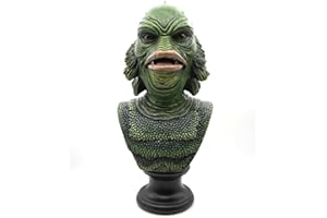 Rustix Lagoon Monster Bust – Intricately Designed Resin Statue of an Aquatic Creature, Perfect for Horror Collectors, Gothic Decor, and Unique Halloween Displays