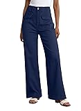 Dokotoo Women's Pants High Waisted Cargo Pants