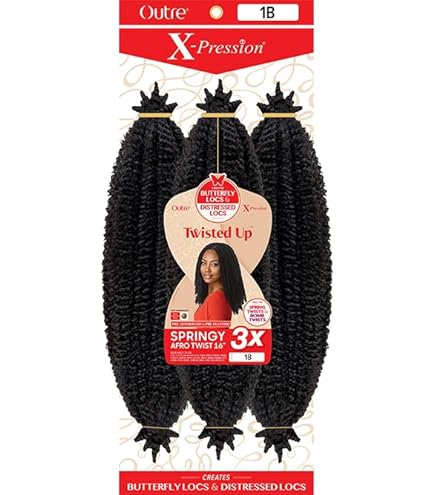 Amazon.com : Outre Crochet Braids X-Pression Twisted Up Butterfly