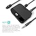 Bluetooth Transmitter and Receiver HAVIT V4.1 Wireless 3.5mm Audio Adapter aptX Low Latency Digital Optical TOSLINK, Pair 2 at Once, for TV/Headphones/Speakers, Car Sound & Home Stereo System