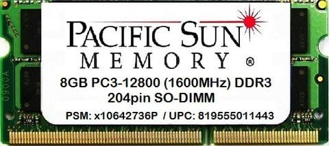 8GB PC3-12800 (1600MHZ) DDR3 SODIMM Upgrade For Dell Inspiron 17R (5737)