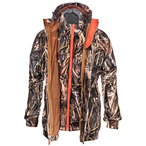 Koda Adventure Gear Kids True Timber 4 in 1 Insulated Camo Hunting Jacket, DRT, L - Thumbnail 3