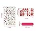 TailaiMei 15 Sheets Christmas Nail Stickers, 7 Sheets Nail Wrap Stickers and 8 Sheets Nail Decals Stickers, Full Wraps Strips and Self-Adhesive Set for DIY Nail Art (1000Pcs)
