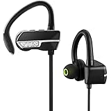 Vtin Bluetooth Earbuds Wireless Sweatproof Sports Headphones (Bluetooth 4.1, Secure Ear Hooks Design, Noise Cancelling and 6 Hours Play Time)