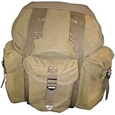 yanmengma Reproduction WWII US M14 Haversack Field Bag Backpack Canvas Khaki