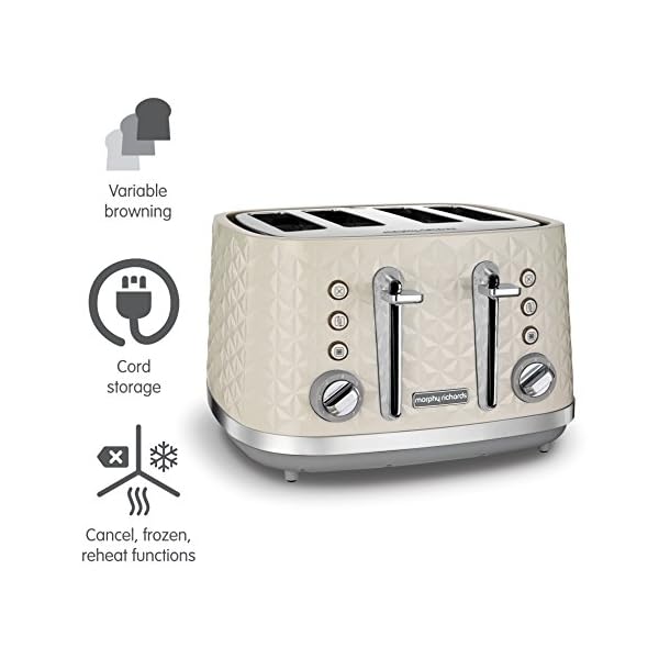 Morphy-Richards-Vector-4-Slice-Toaster-248132-Cream-Four-Slice-Toaster-Cream-Toaster Morphy Richards Vector 4 Slice Toaster 248132 Cream Four Slice Toaster Cream Toaster