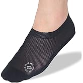 PHANOUSLY Ultra Thin Liner Socks Non Slip Nylon No Show Socks Womens Lightweight Breathable 3 & 4 & 6 Pair Packs