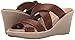 crocs Women's A-Leigh Crisscross W Wedge Sandal, Hazelnut/Chai, 7 M US