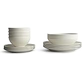 Year &amp; Day Outdoor 16 Piece Plant Derived Dinnerware Set, Dish Set for 4