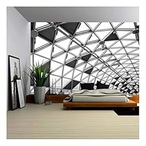 Modern Conceptual High Tech Building - Removable Wall Mural | Self-Adhesive Large Wallpaper - 66x96 inches