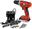 Black & Decker LD120VA 20-Volt MAX Lithium-Ion Drill/Driver with 30 Accessories