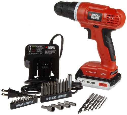 UPC 885911266949, Black &amp; Decker LD120VA 20-Volt MAX Lithium-Ion Drill/Driver with 30 Accessories