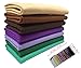 levylisa 7pcs (45 x 45 cm)1.4mm Thick Assorted Soft Felt Fabric,Pure Felt Bundle, Blend Felt Squares,Craft Felt Nonwoven Sheet,Multi-Color Non Woven Felt Fabric Felt Assortment Pack,Felt Toys (C)