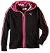 PUMA Girls' Hoodie W/ Contrast Taping