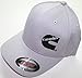 Dodge Cummins Truck Diesel Cummings Gray Flexfit Hat Ball Cap Fitted Flex Fit L/XL
