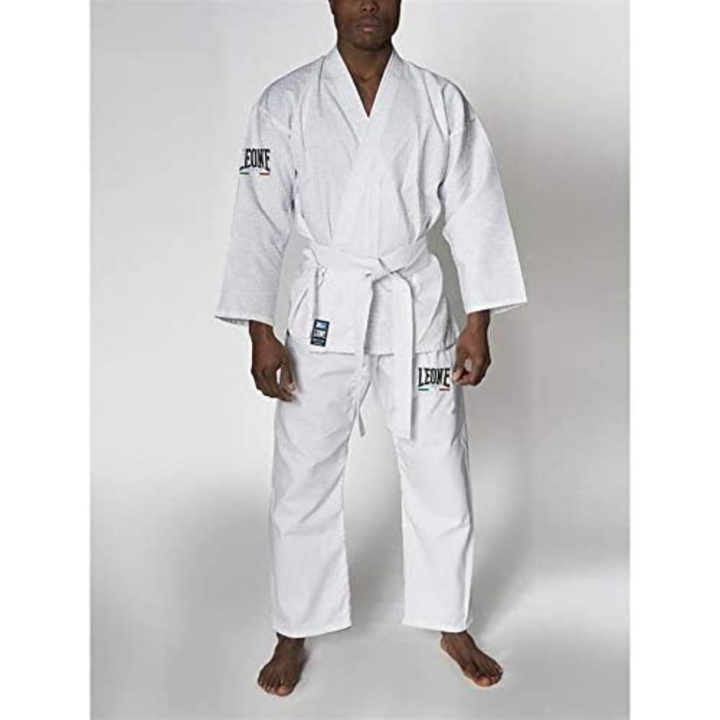 LEONE 1947, Judogi Training, Unisex, White, 160, AB401 — image 1