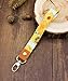 SENLLY Van Gogh Sunflowers Hand Wrist Lanyard Premium Quality Wristlet Strap with Metal Clasp and Genuine Leather, for Key Chain, Cell Mobile Phone, Camera, Charms, Lightweight Items etc