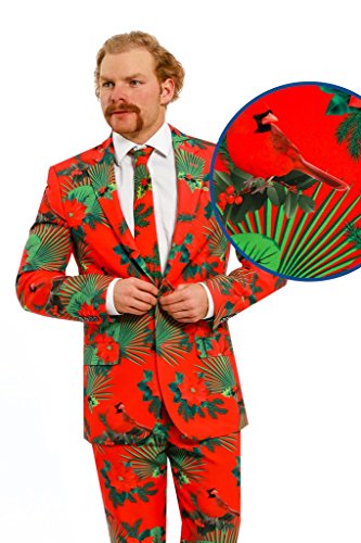 Ugly Christmas Sweater Suit - The Mele Kalikimaka (a.k.a. The Cardinal Hawaiian) Ugly Christmas 