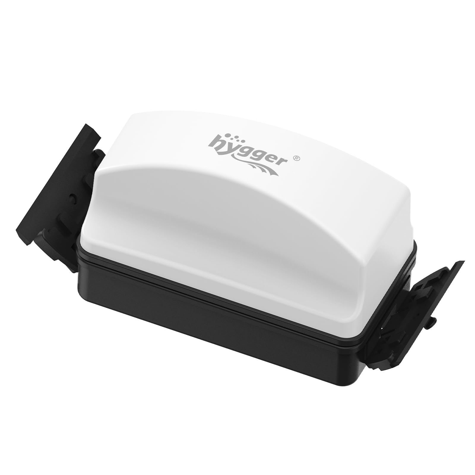 hygger Double Aquarium Magnetic Glass Cleaner,Fish Tank Cleaning Brush, Aquarium Strong Magnetic Cleaner Brush Fish Tank Scraper Cleaner Tool with Four Detachable Scraper(L)