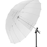 Glow Easy Lock X-Large Deep Translucent Fiberglass Umbrella (65")