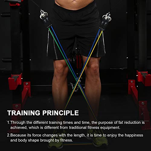 13-pcs-Resistance-Bands-Set-Workout-Bands-Exercise-Bands-Adult-Include-5-Stackable-Exercise-Bands-2-Core-Sliders-with-Door-Anchor-and-Handles-Legs-Ankle-Straps-Carry-Bag-Guide-Book-for-Home