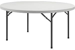 Lorell Banquet Table, 60 by 60 by 29-1/2-Inch, Platinum