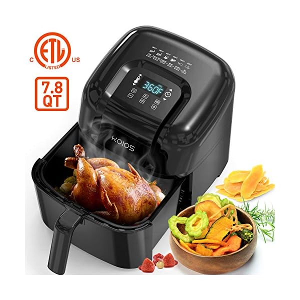 KOIOS Air Fryers Oven, Max XXL 7.8Quart Dehydrator