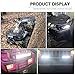 YITAMOTOR 2Pack 54W 9inch Led Light Spot Flood Combo Led Light Offroad Driving Fog Light Reverse Light Waterproof for Van ATV Jeep Motorcycle Truck Boat Golf Cart 12V,2 Years Warranty