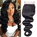 QTHAIR 16A Transaparent Color Lace Closure Brazilian Body Wave 4