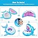 CHGeek Baby Pool Float, Shark-Shaped Infant Baby Pool Float with Canopy Inflatable Floatie Swim Ring for Kids Aged 9-36 Months (Shark Shape)