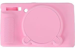 SX740 Camera Case, BMAOLLONGB Fullbody Thin Lightweight Silicone Camera Skin Body Rubber Cover Case for Canon PowerShot SX740 SX730 (Pink)
