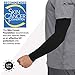 Tough Outdoors UV Sun Protection Arm Sleeves for Men & Women - UPF 50 Cooling Sports Compression Arm Shield w/Hand Cover