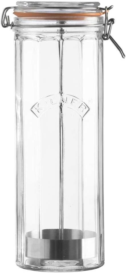 Kilner Facetted Glassware Spaghetti Jar, 74-1/2-Fluid Ounces