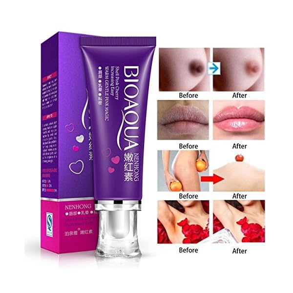 BIOAQUA Skin Lightening Whitening Face Body Cream Pink Lips Armpit Private Part Gel Intimate Bleaching Cream