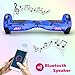 V-Fire Electric Self-Balancing Scooter with Bluetooth, Chrome Blue (UL2272 Certified)