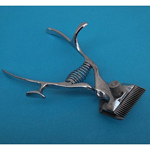 Manual Haircut Trimmer Hand Hair Clippers Hair Grooming Tool Manual Clipper Haircut Hand Push Low Noise Non-Electric Hair Cutter(silver) - Thumbnail 6