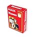 Modiano Italian Poker Game Playing Cards - RED Poker - Large 4 Index - Single Card Deck - 100% Plastic Made in Italy