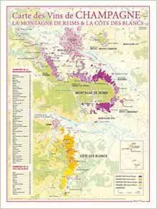 Carte Des Vins De Champagne La Montagne Et La Cote Des Blancs Benoit France Amazon Com Books