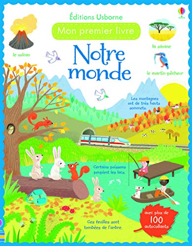 Notre monde : Avec plus de 100 autocollants by Felicity Brooks, Caroline Young, Francesca Allen