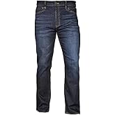 LAPG Men's Terrain Flex Slim Fit Tactical Jeans - Durable Stretch Denim, EDC Waistband, Vintage Wash, Multi-Pocket Design