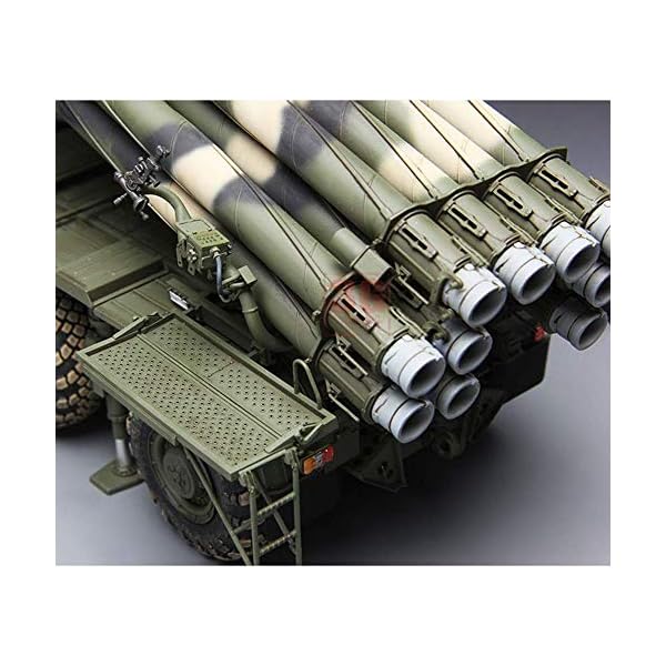 XHH Panzer Militär Panzer Panzer Puzzle Modell Kits, 1/35 Russland 9A52-2 SMERCH Raketenwerfer Panzer Puzzle Modell… – Bild 3