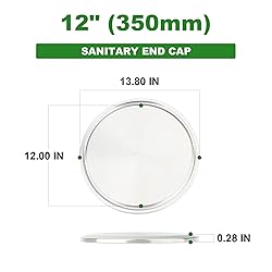 TAISHER 1PCS 304 Stainless Steel 12" Tube OD