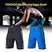TOMSHOO Men's Baggy Cycling Shorts Breathable Loose-Fit Mountain Bike Shorts Outdoor Sports MTB Cycling Running Half Pants