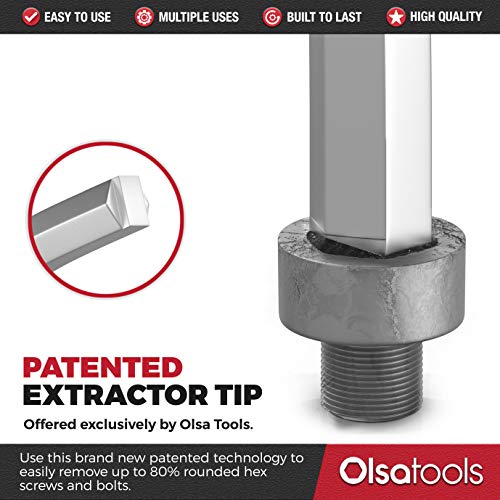 Professional Grade Extractor Hex Key Set (Metric) Allen Wrench Set Metric Metric Steel Ball