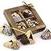 Purim Gift, Purim Hamantasch Gift, Chocolate Dipped Hamantashen Gift Box - Oh! Nuts (4 Pc. Chocolate Dipped Hamantaschen Gift Box)